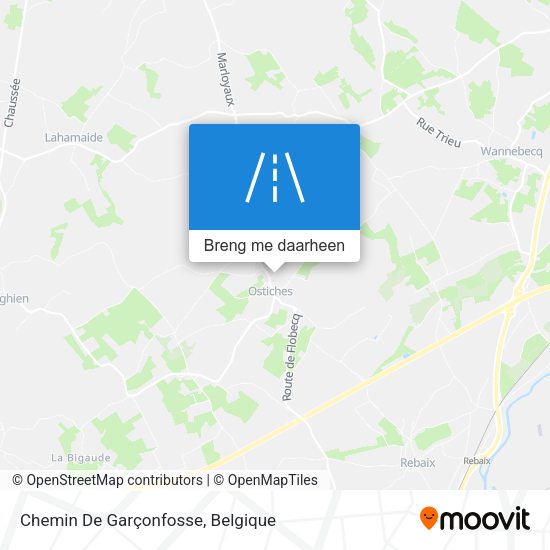 Chemin De Garçonfosse kaart