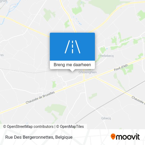 Rue Des Bergeronnettes kaart