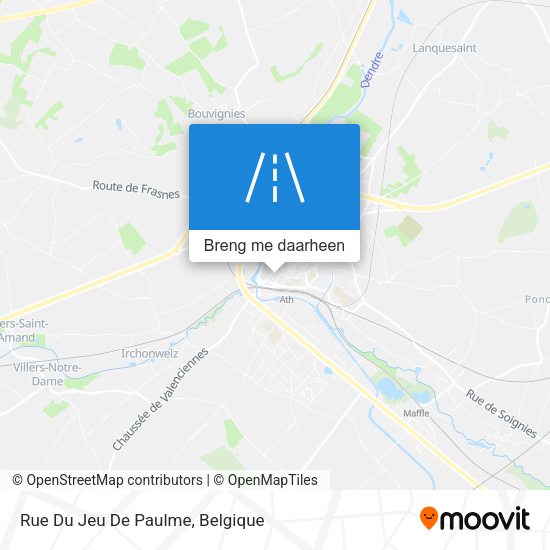 Rue Du Jeu De Paulme kaart