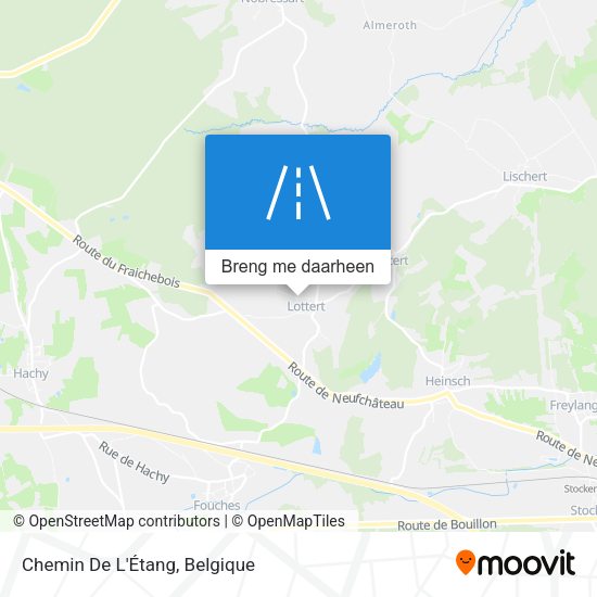 Chemin De L'Étang kaart