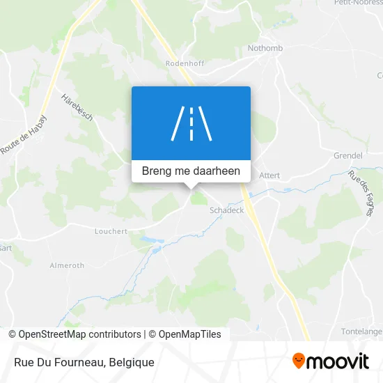 Rue Du Fourneau kaart