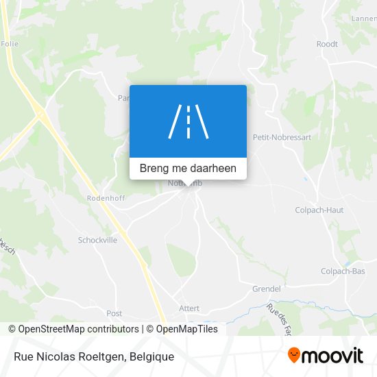 Rue Nicolas Roeltgen kaart