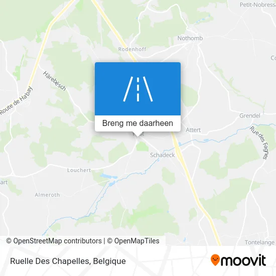 Ruelle Des Chapelles kaart