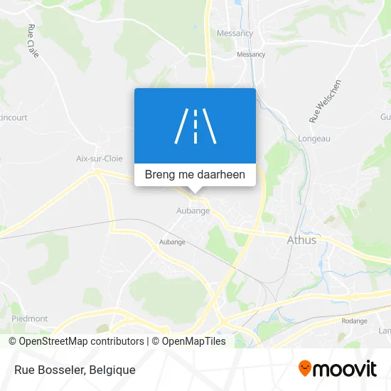 Rue Bosseler kaart