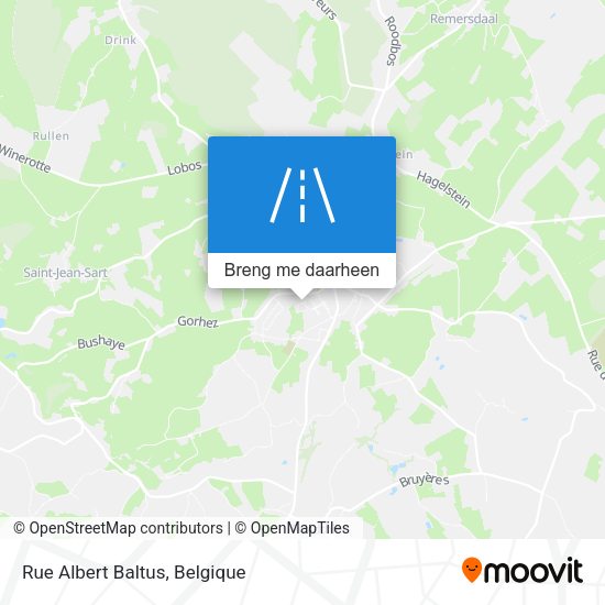 Rue Albert Baltus kaart