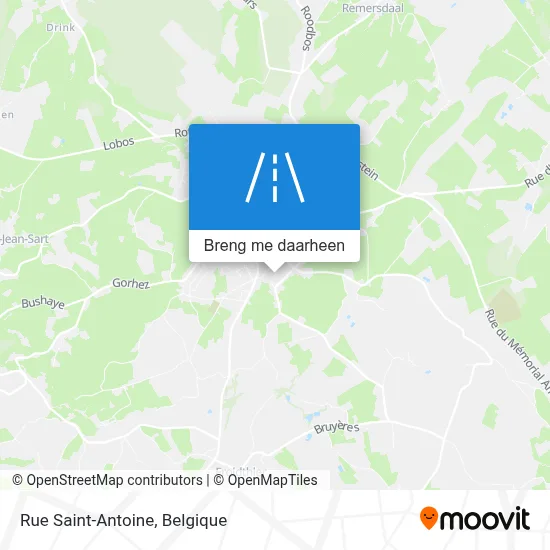 Rue Saint-Antoine kaart