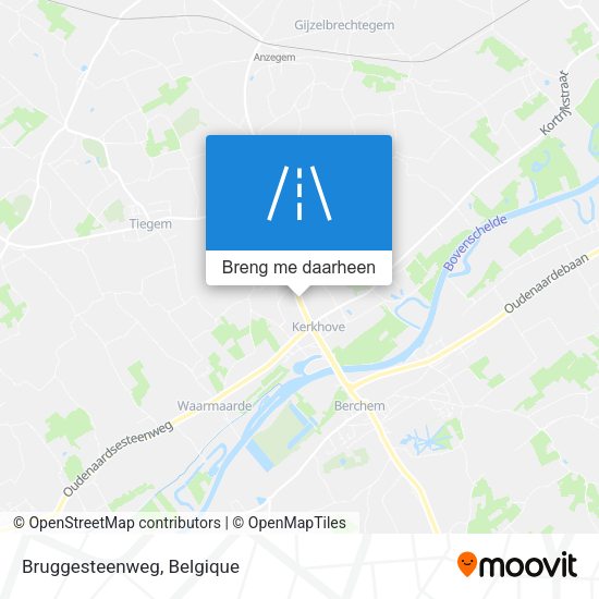 Bruggesteenweg kaart