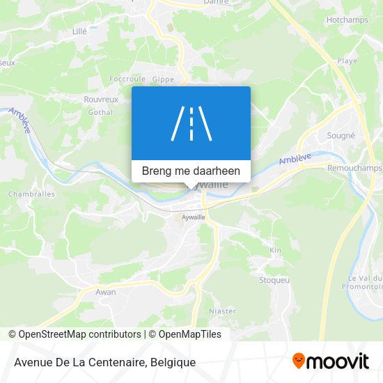 Avenue De La Centenaire kaart
