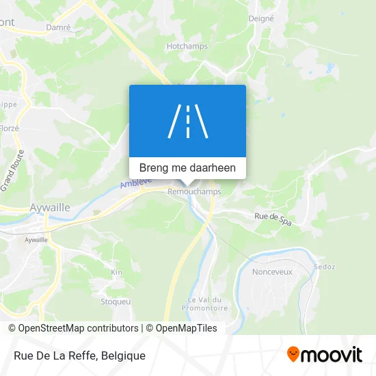 Rue De La Reffe kaart