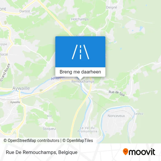 Rue De Remouchamps kaart