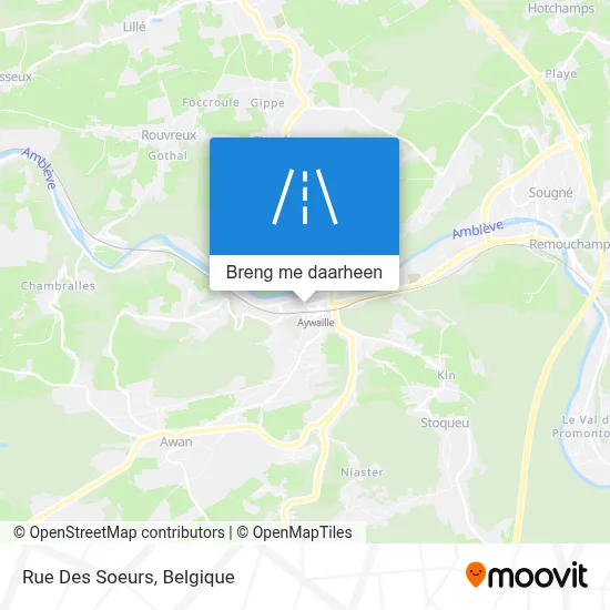 Rue Des Soeurs kaart