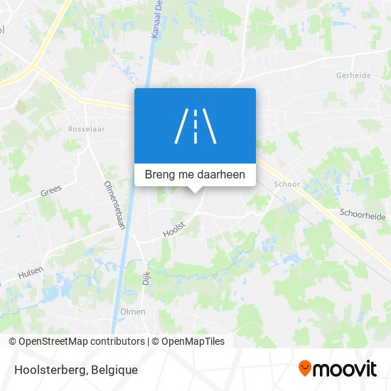 Hoolsterberg kaart