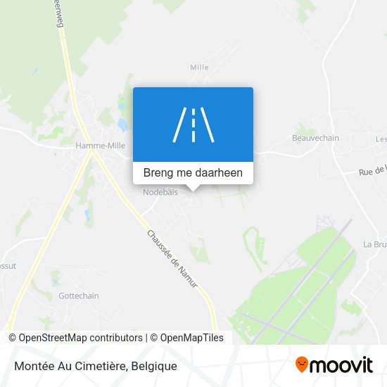 Montée Au Cimetière kaart