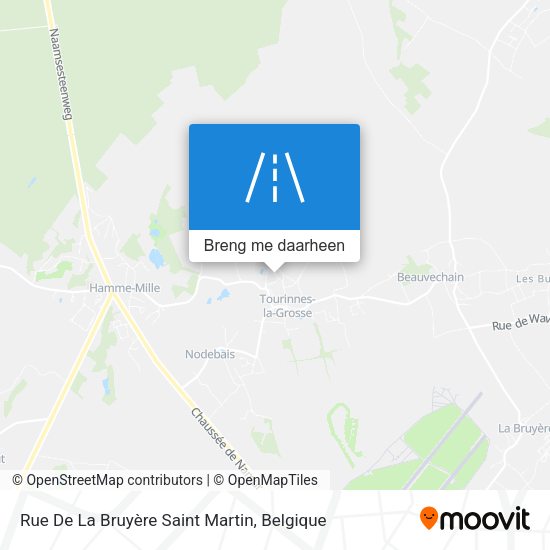 Rue De La Bruyère Saint Martin kaart