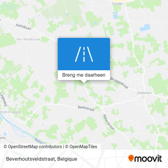 Beverhoutsveldstraat kaart