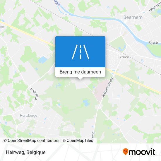 Heirweg kaart