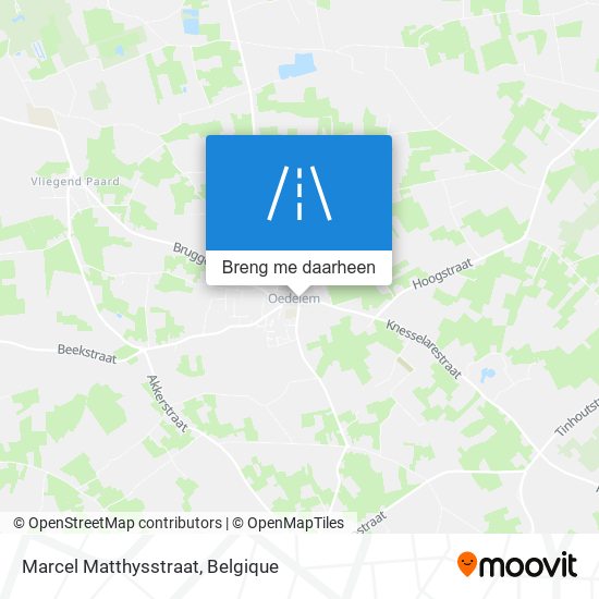 Marcel Matthysstraat kaart