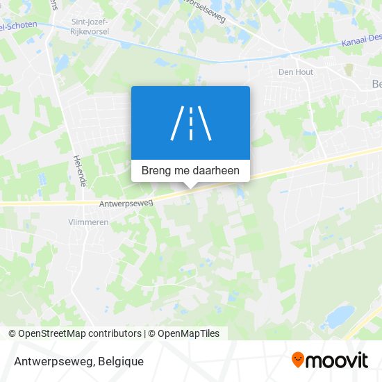 Antwerpseweg kaart