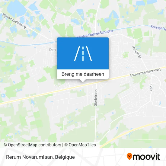 Rerum Novarumlaan kaart