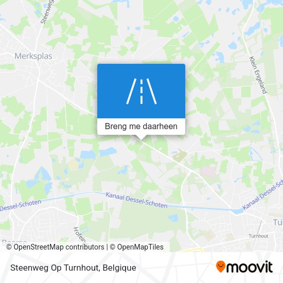 Steenweg Op Turnhout kaart
