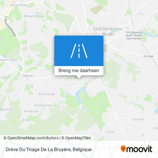 Drève Du Triage De La Bruyère kaart