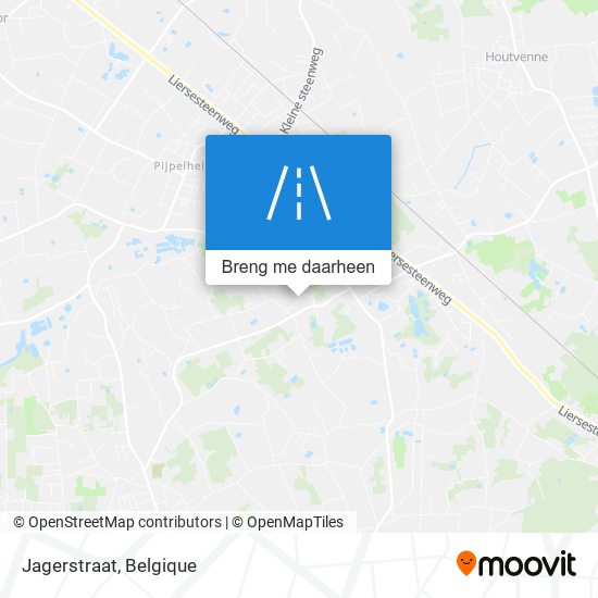 Jagerstraat kaart