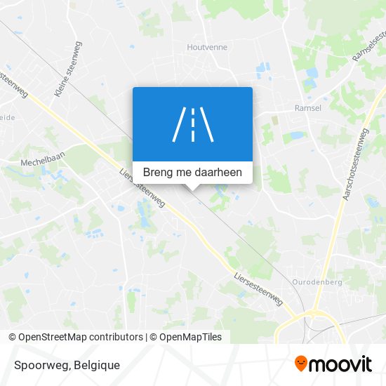 Spoorweg kaart