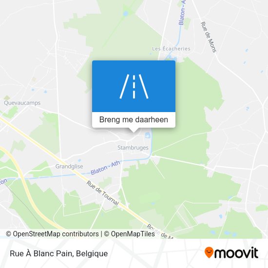 Rue À Blanc Pain kaart