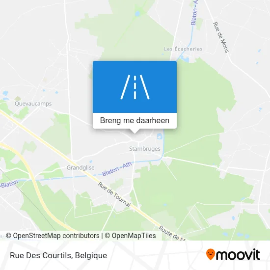 Rue Des Courtils kaart