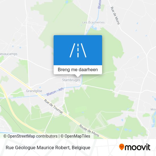 Rue Géologue Maurice Robert kaart