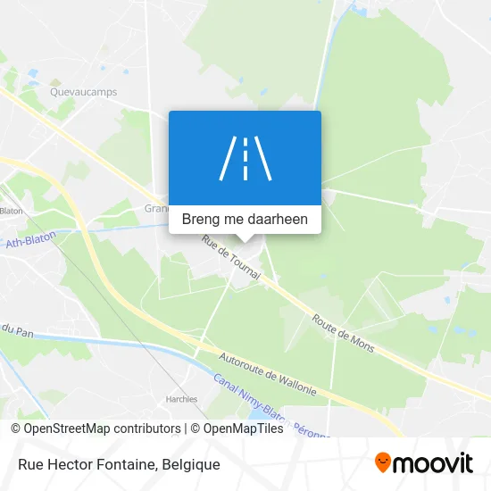 Rue Hector Fontaine kaart