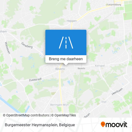Burgemeester Heymansplein kaart