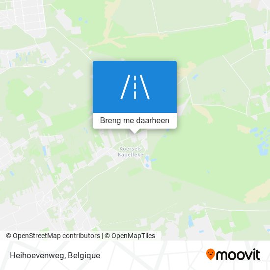 Heihoevenweg kaart