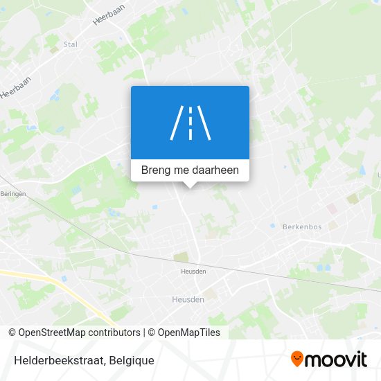 Helderbeekstraat kaart