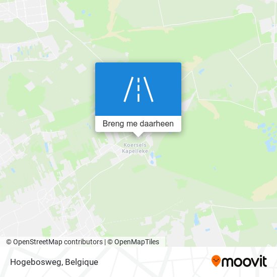 Hogebosweg kaart