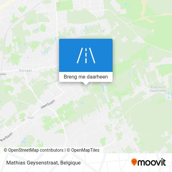 Mathias Geysenstraat kaart