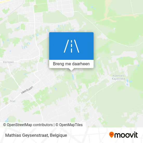 Mathias Geysenstraat kaart