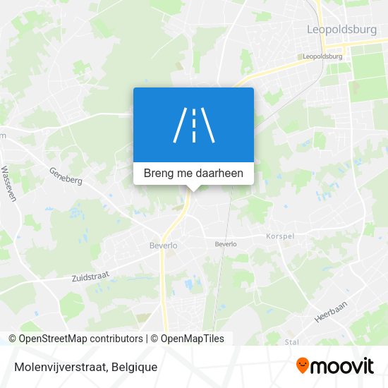 Molenvijverstraat kaart