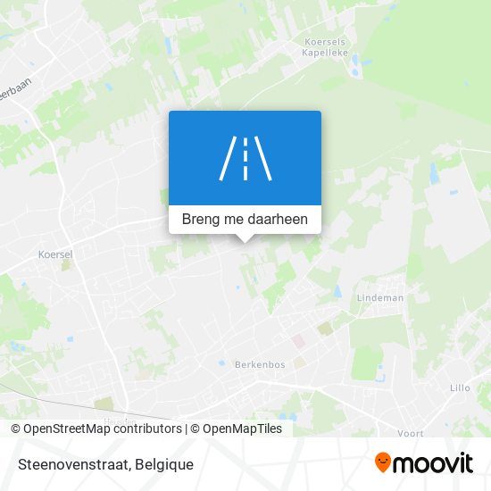 Steenovenstraat kaart
