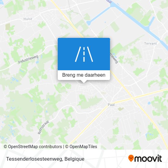 Tessenderlosesteenweg kaart