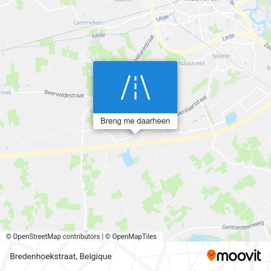 Bredenhoekstraat kaart