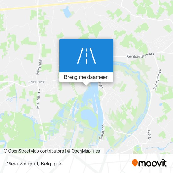 Meeuwenpad kaart