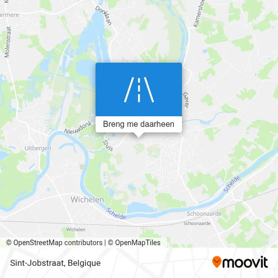 Sint-Jobstraat kaart