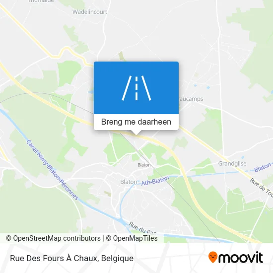 Rue Des Fours À Chaux kaart