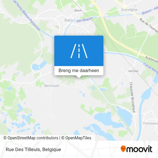 Rue Des Tilleuls kaart