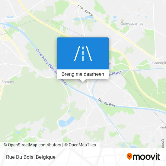 Rue Du Bois kaart