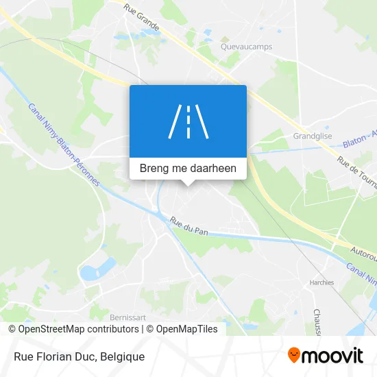 Rue Florian Duc kaart