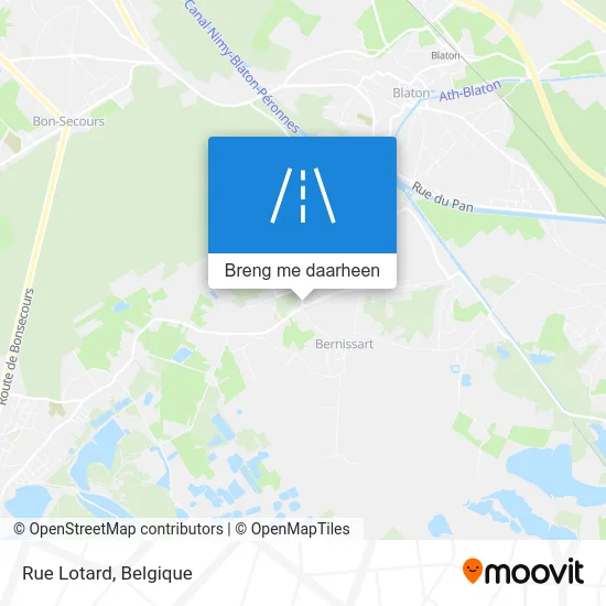 Rue Lotard kaart