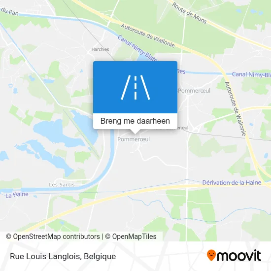 Rue Louis Langlois kaart