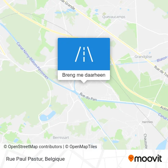 Rue Paul Pastur kaart